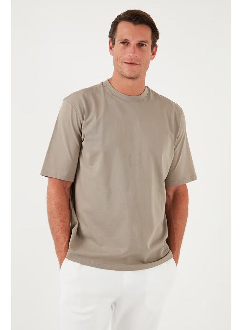 Buratti Cotton Oversize Crew Neck Basic T Shirt Men's T Shirt 5902365 - Image 4